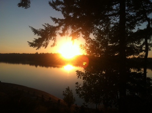 sunset with Bro Bill in Washington